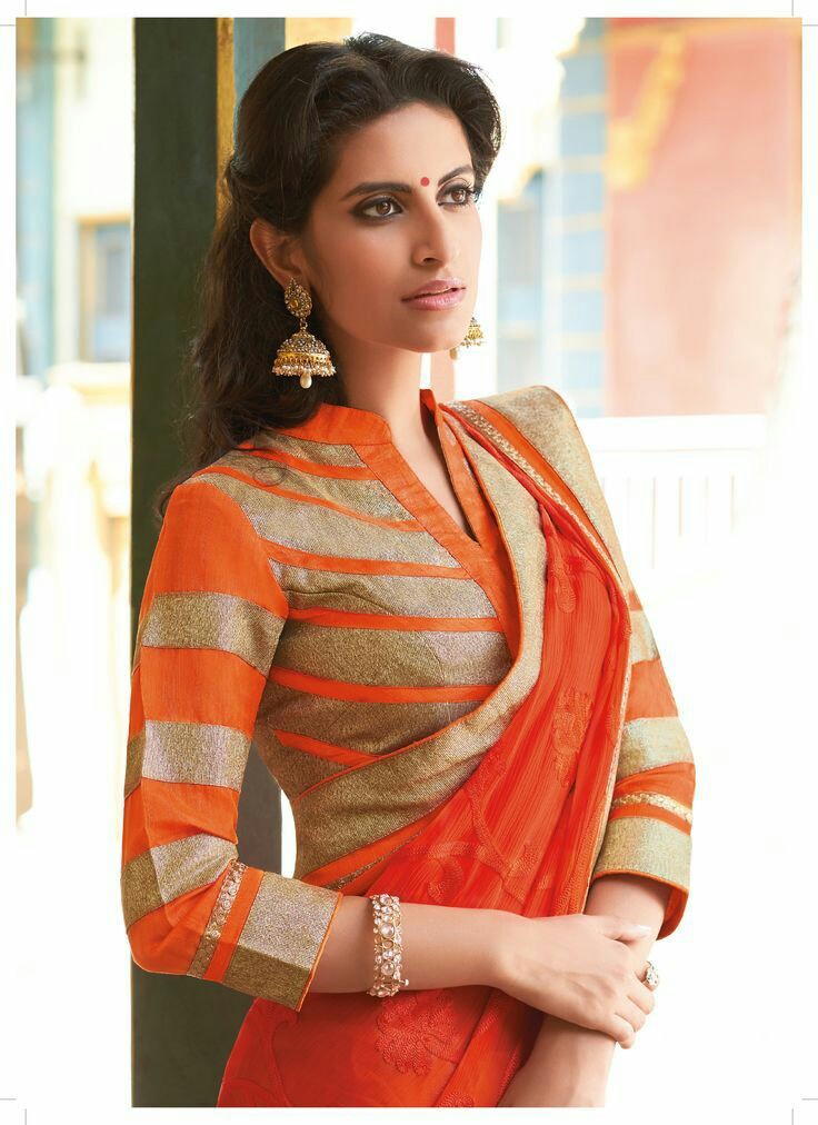 Collar high top neck blouse